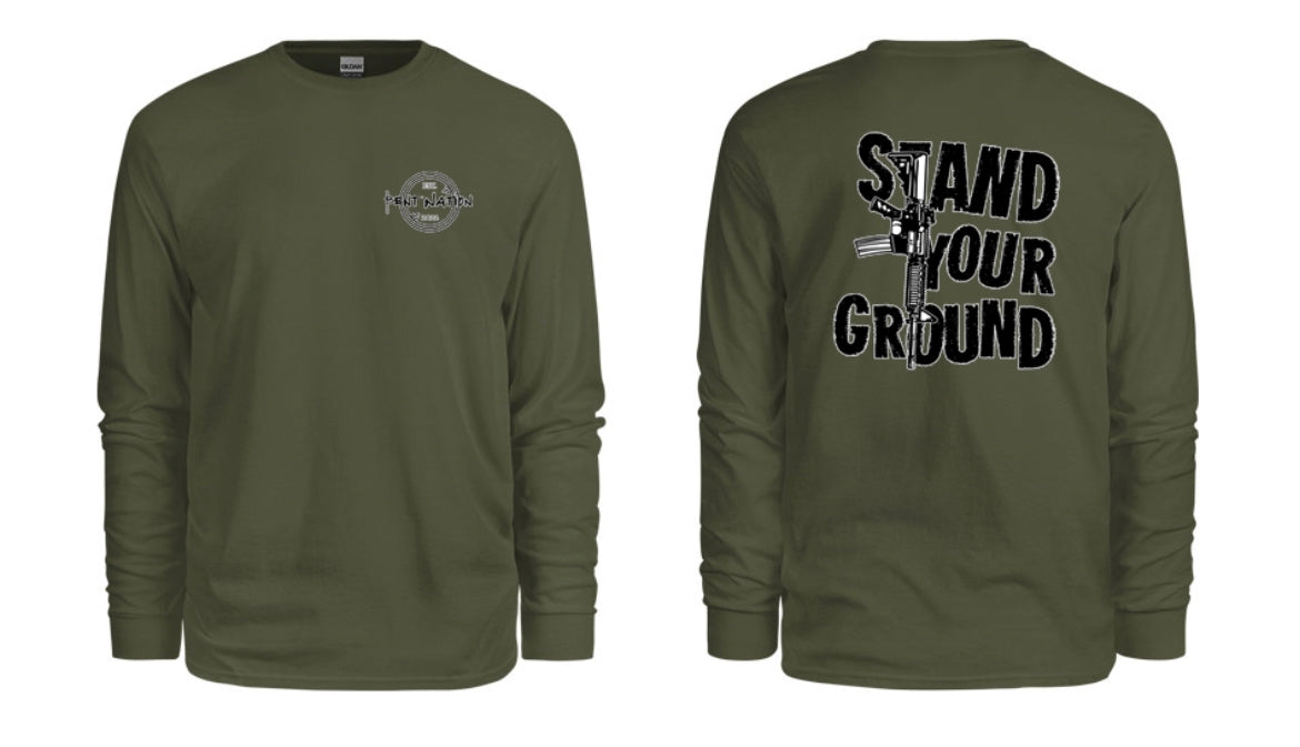 Stand Your ground Men's Long Sleeve Shirt