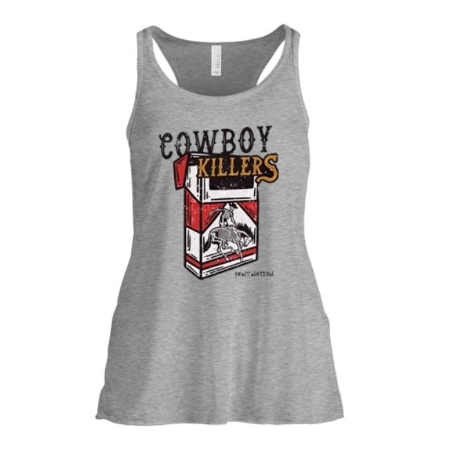 Cowboy Killers Women's Tank Top Red & White