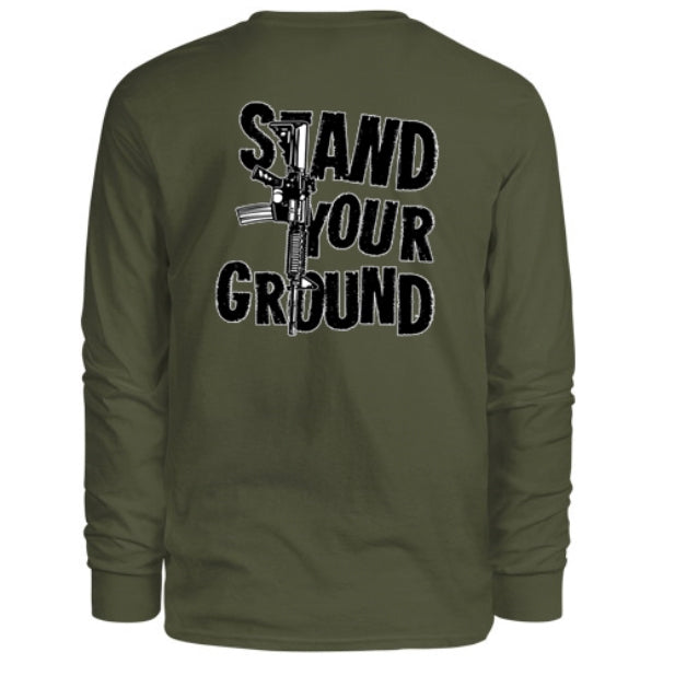 Stand Your ground Men's Long Sleeve Shirt