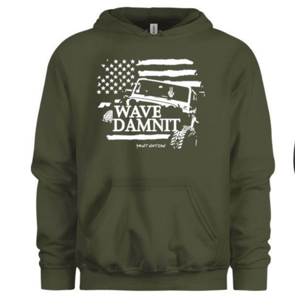 Wave Damn It Women's Hoodie