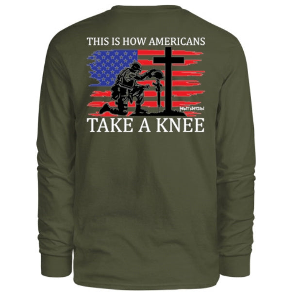 This Is How American's Take A Knee Men's Long Sleeve