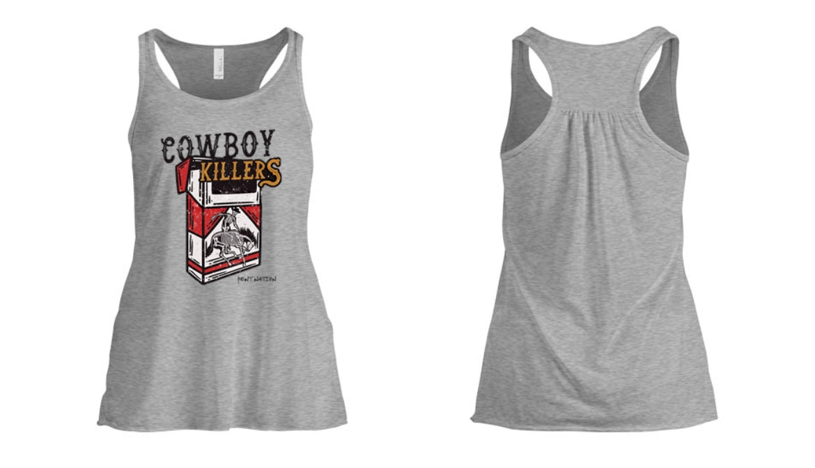 Cowboy Killers Women's Tank Top Red & White