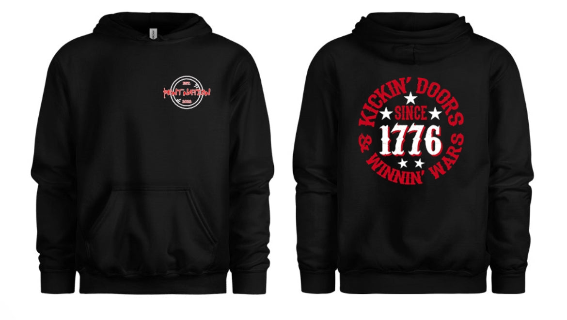 Kickin 'Doors & Winnin' Wars Men's Hoodie