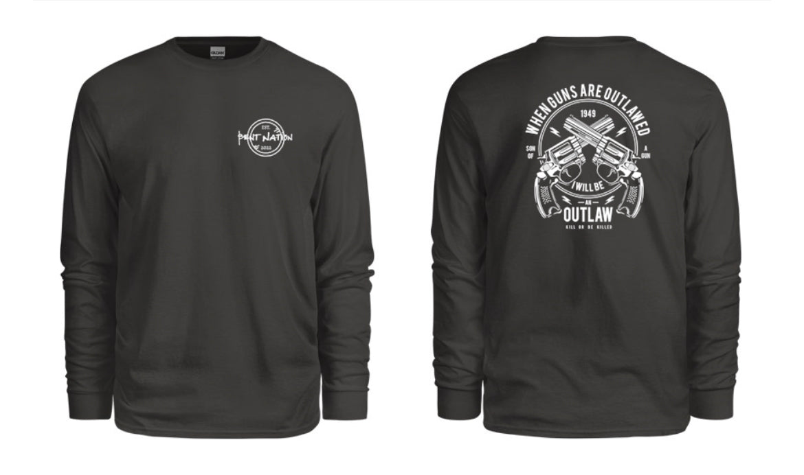 I'll Be an Outlaw Men's Long Sleeve Shirt