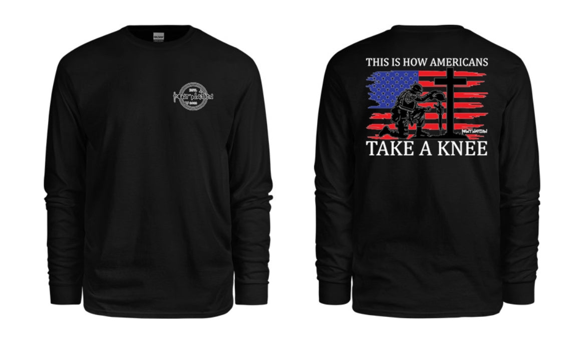 This Is How American's Take A Knee Men's Long Sleeve