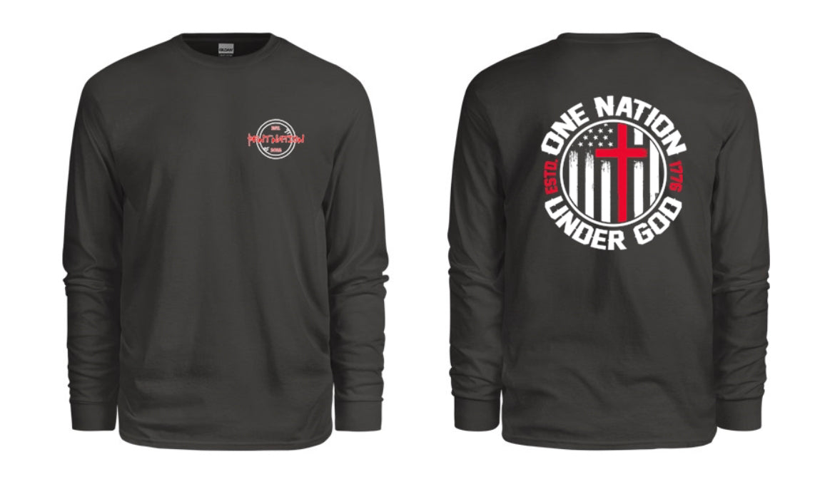 One Nation Under God Men's Long Sleeve Shirt