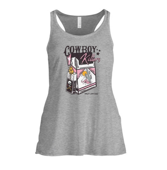 Cowboy Killers Women's Tank Top Pink & White