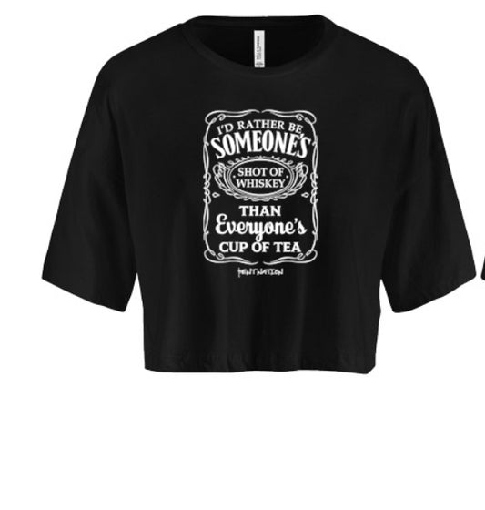 Shot Of Whiskey Women's Crop Top