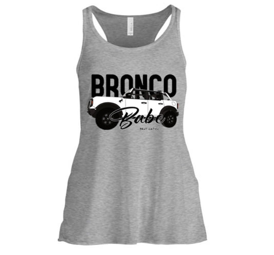 Bronco Babe Women's Tank Top - Whit