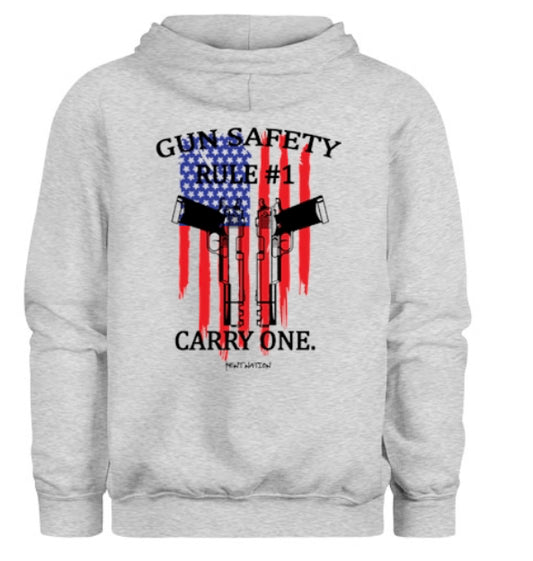 Gun Safety Rule #1 Carry One Men's Hoodie