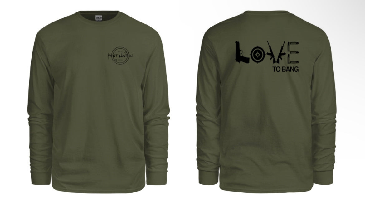 Love To Bang Men's Long Sleeve Shirt