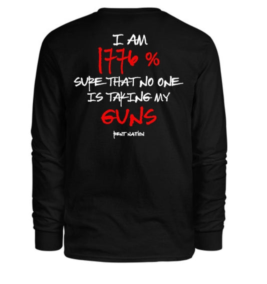 I am 1776 Sure No One Is Taking My Guns Men's Long Sleeve Shirt