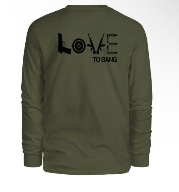 Love To Bang Men's Long Sleeve Shirt