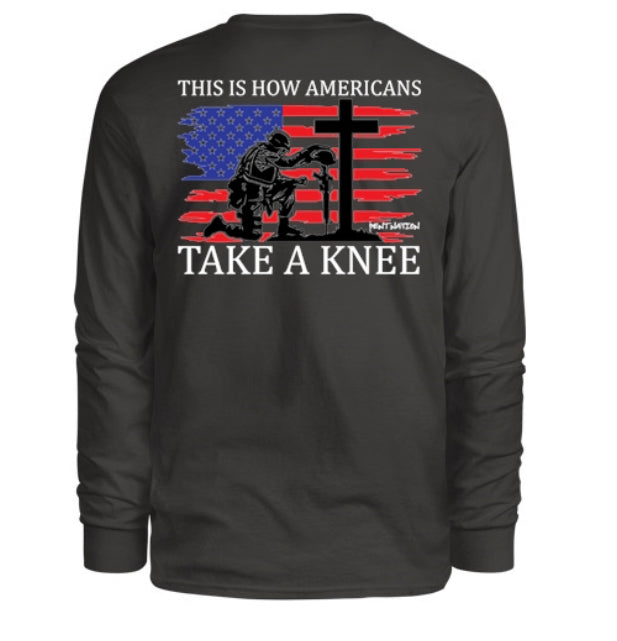 This Is How American's Take A Knee Men's Long Sleeve