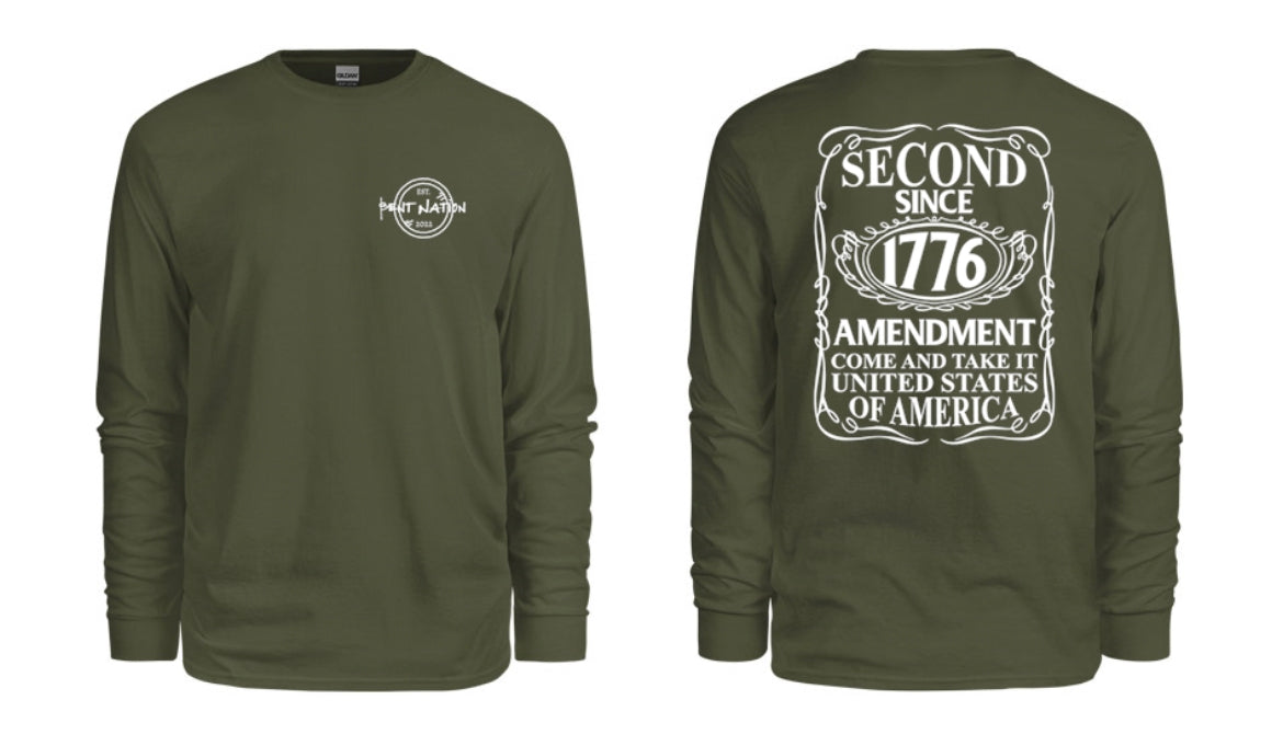 Second Since 1776 Men's Long Sleeve Shirt