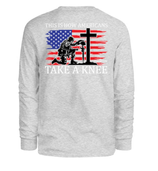 This Is How American's Take A Knee Men's Long Sleeve