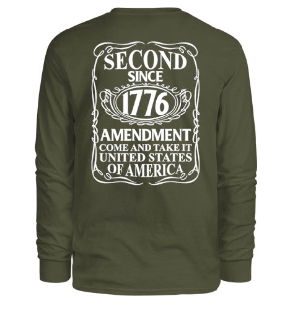 Second Since 1776 Men's Long Sleeve Shirt