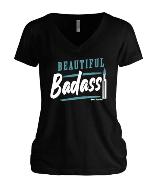 Beautiful Badass Women's V-Neck