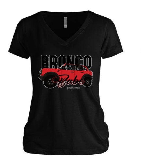 Bronco Babe Women's T-Shirt - Red