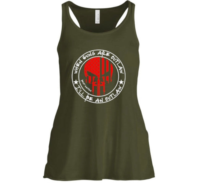 When Guns Are Outlaw Women's Tank Top