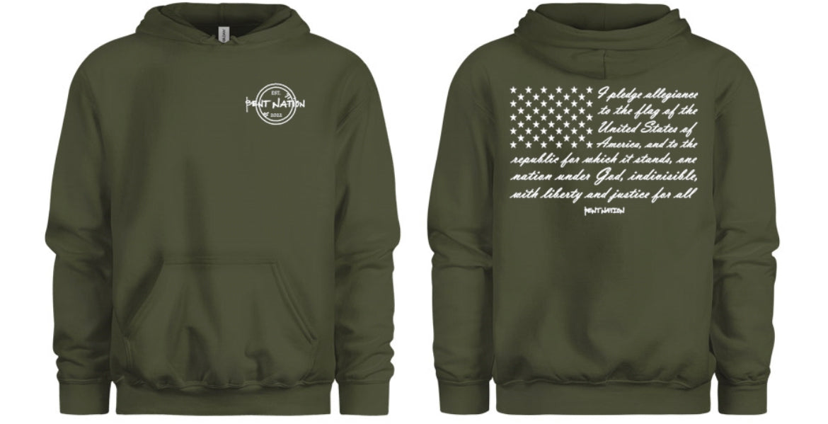 Pledge Of Allegiance Men's Hoodie