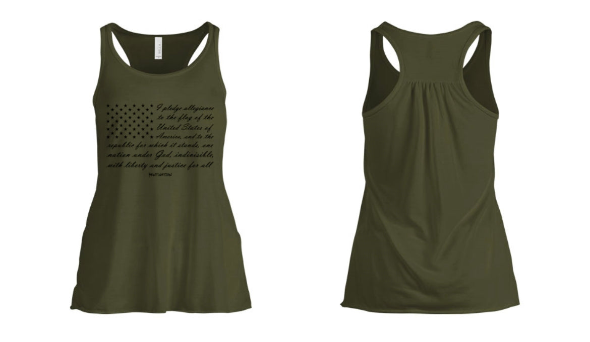 Pledge Of Allegiance Women's Tank