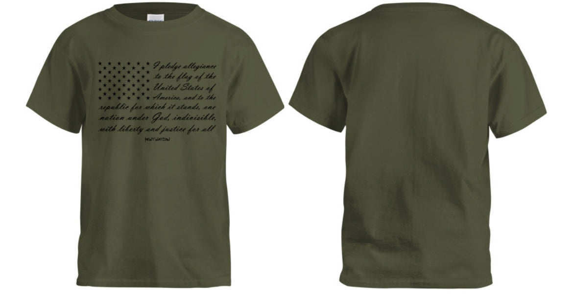 Pledge Of Allegiance Youth T-Shirt