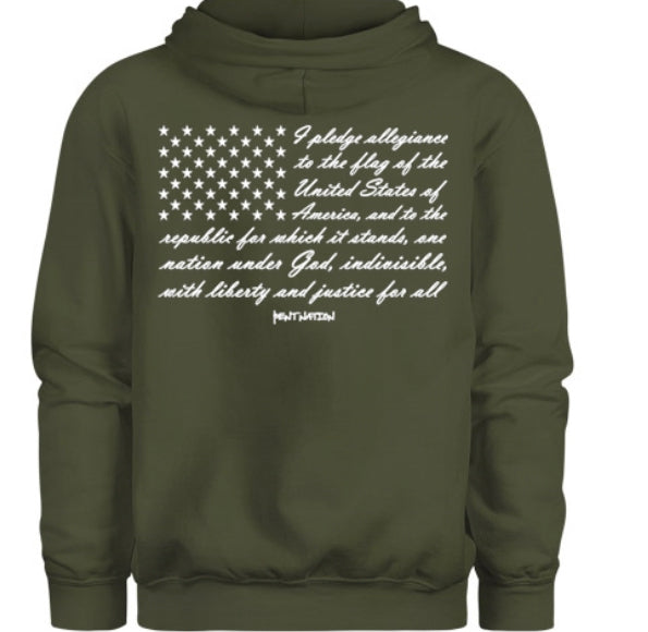 Pledge Of Allegiance Men's Hoodie