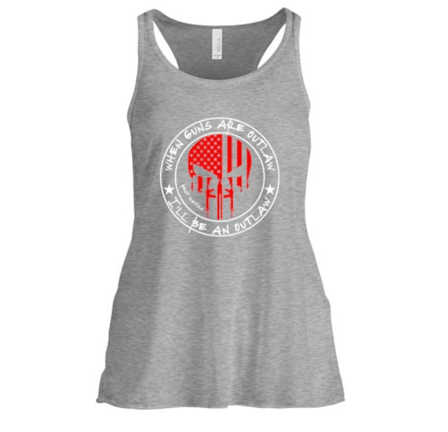 When Guns Are Outlaw Women's Tank Top