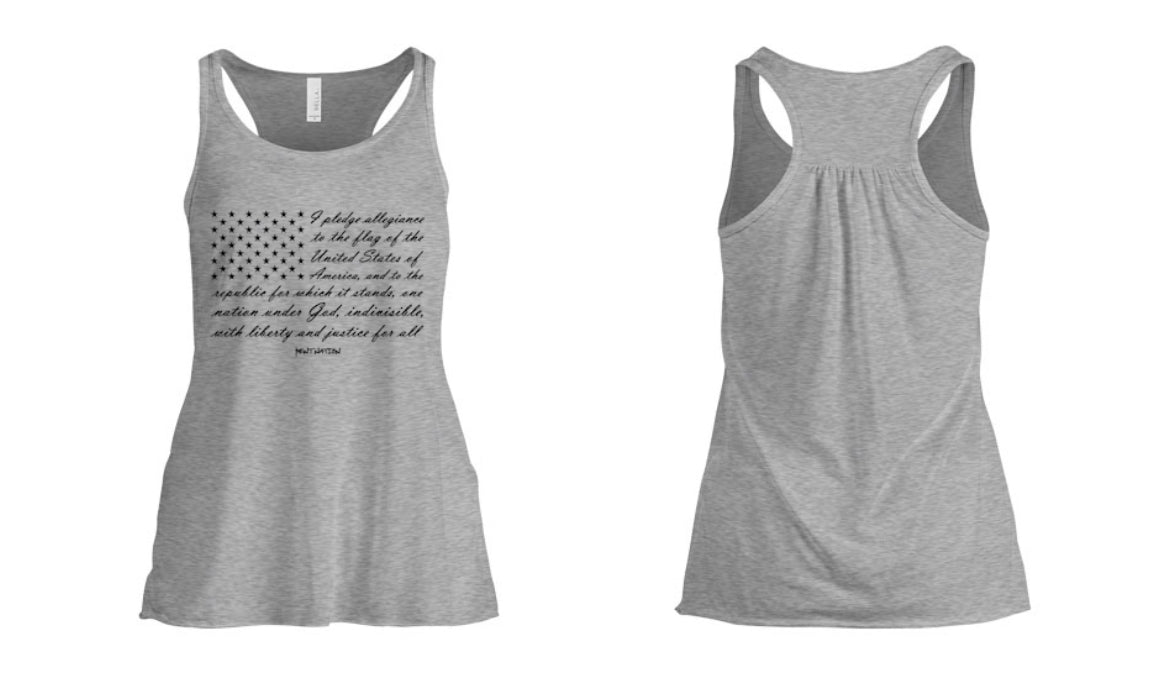 Pledge Of Allegiance Women's Tank