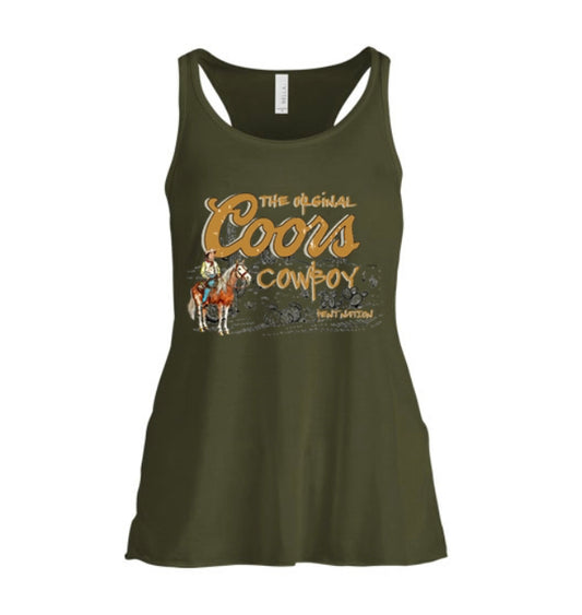 The Original Coors Cowboy Women's Tank Top