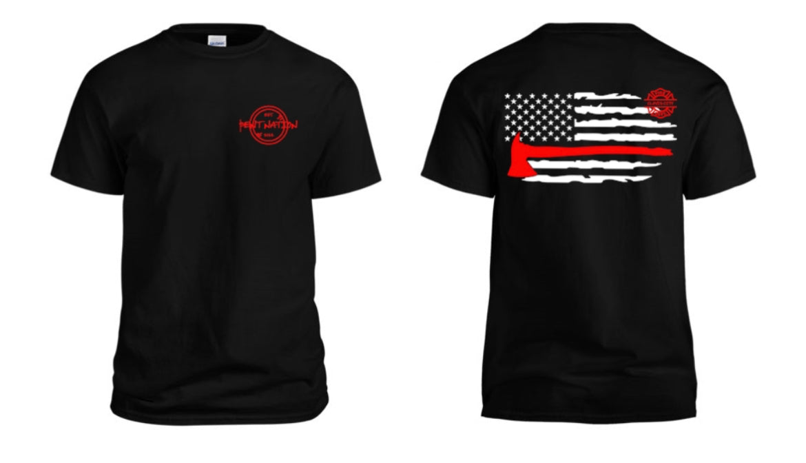 Firefighter Flag Men's T-Shirt