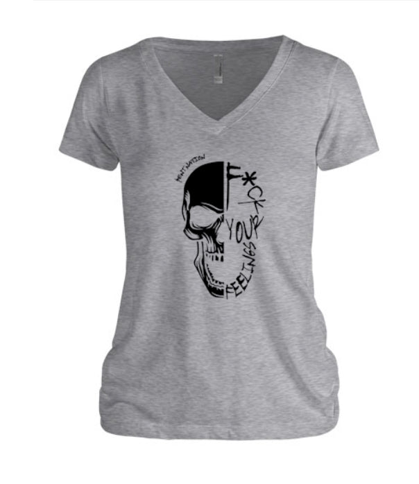 F*ck Your Feelings Women's V-Neck