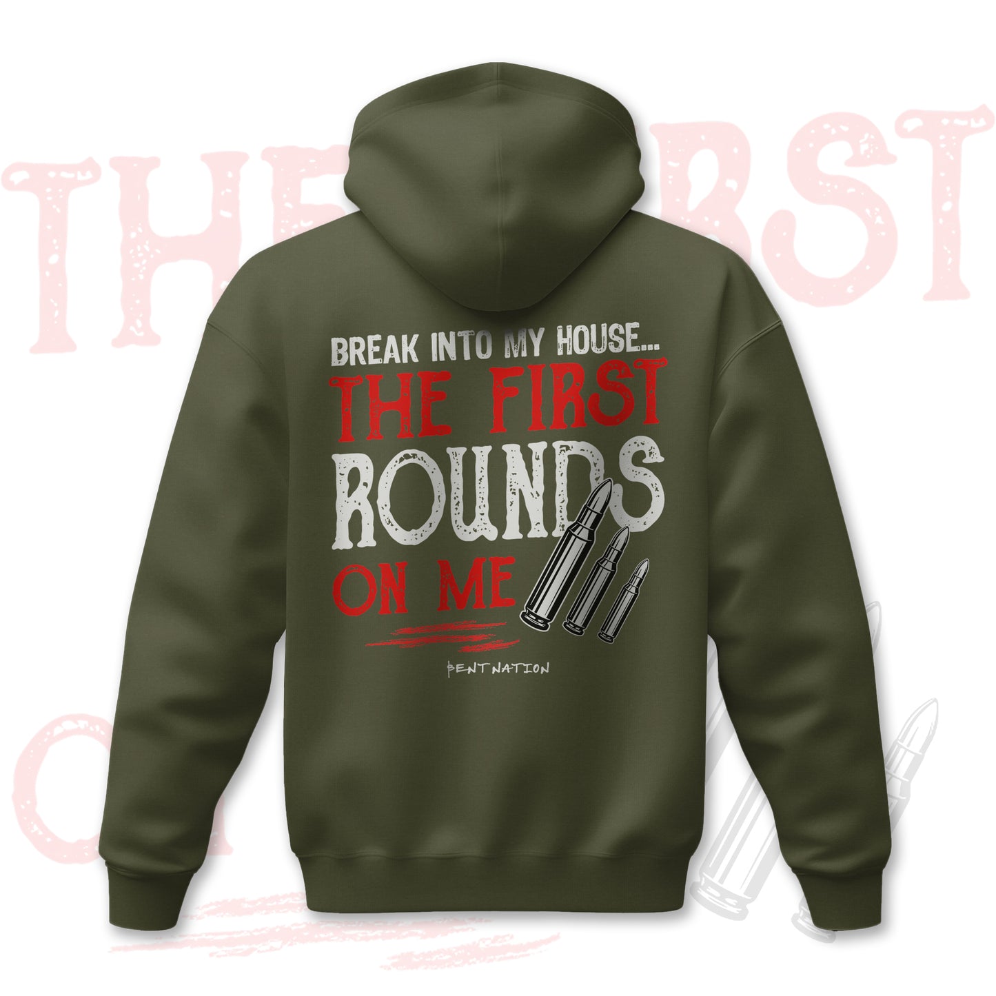 First Rounds On Me Men's Premium Hoodie