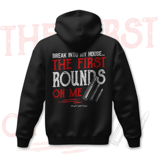 First Rounds On Me Men's Premium Hoodie
