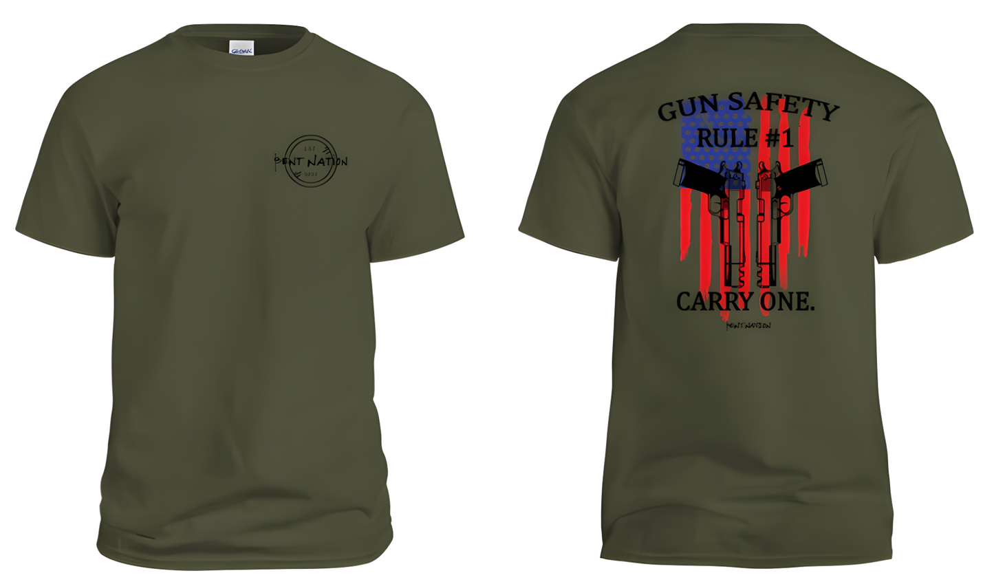 Gun Safety Rule #1 Carry One Men's T-Shirt