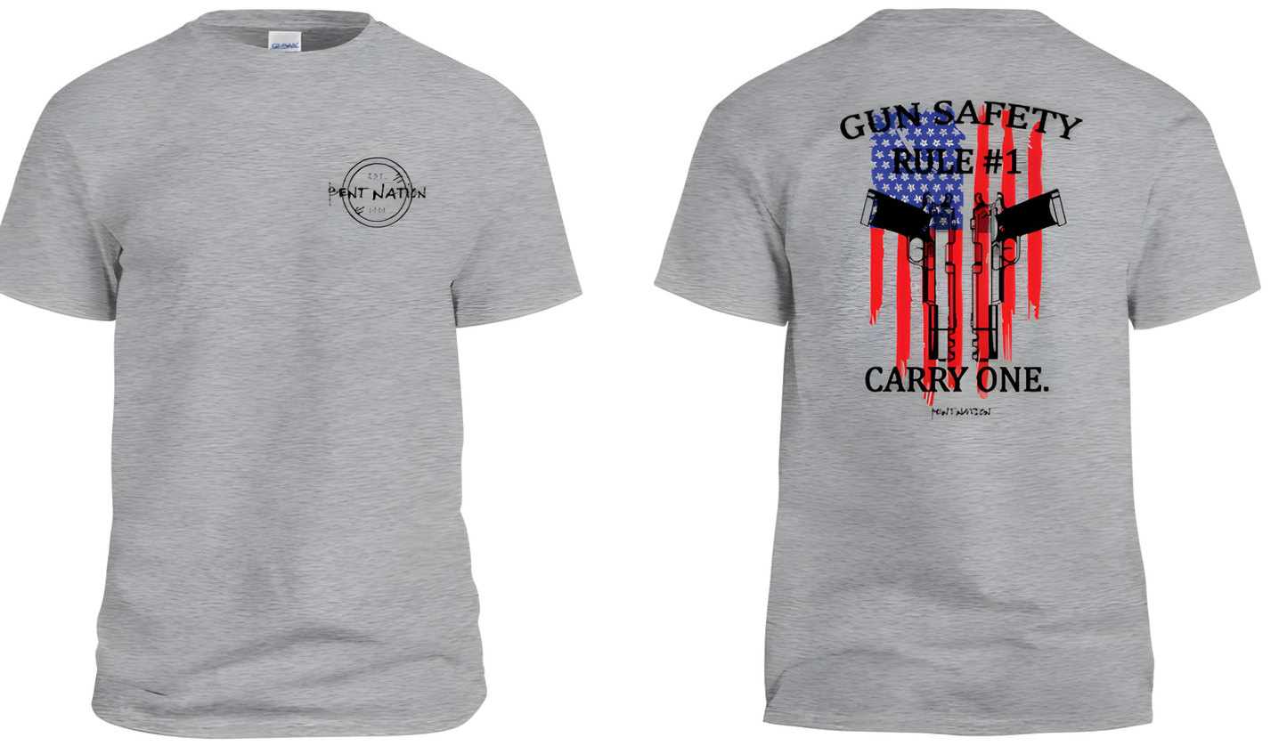 Gun Safety Rule #1 Carry One Men's T-Shirt