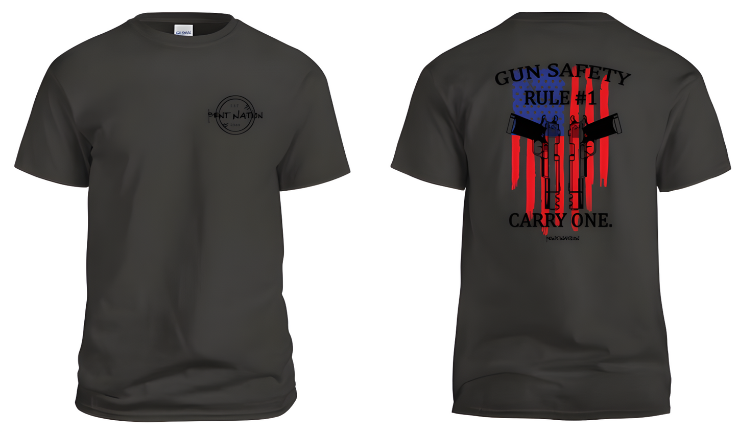 Gun Safety Rule #1 Carry One Men's T-Shirt