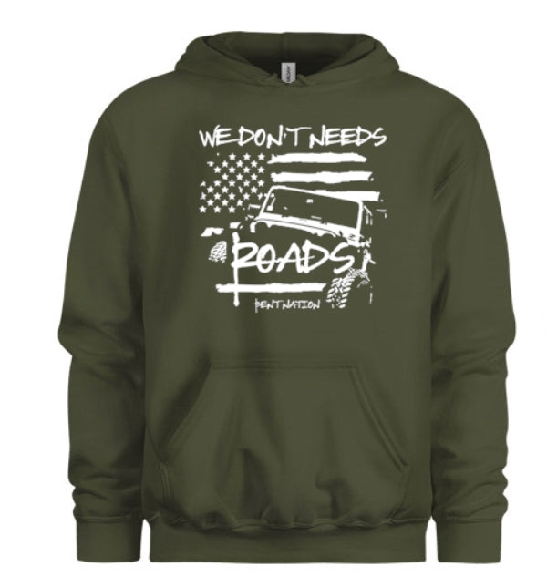 We Don't Need Roads Women's Hoodie