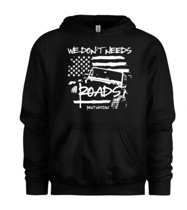 We Don't Need Roads Women's Hoodie