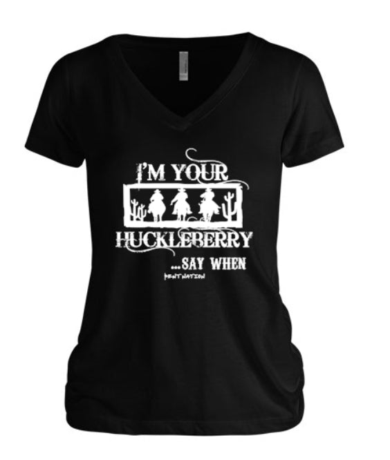 I'm Your Huckleberry Women's V-Neck