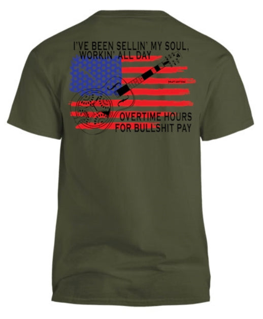 Sellin' My Soul Workin' All Day Men's T-Shirt