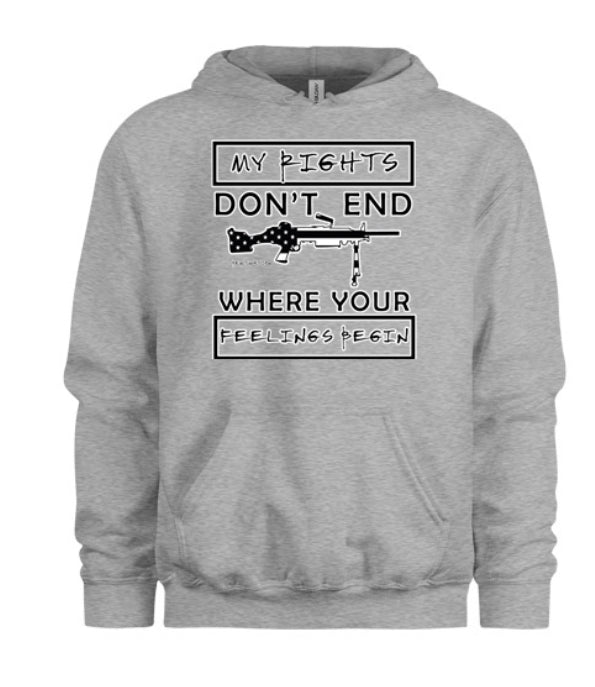 My Rights Don't End Women's Hoodie