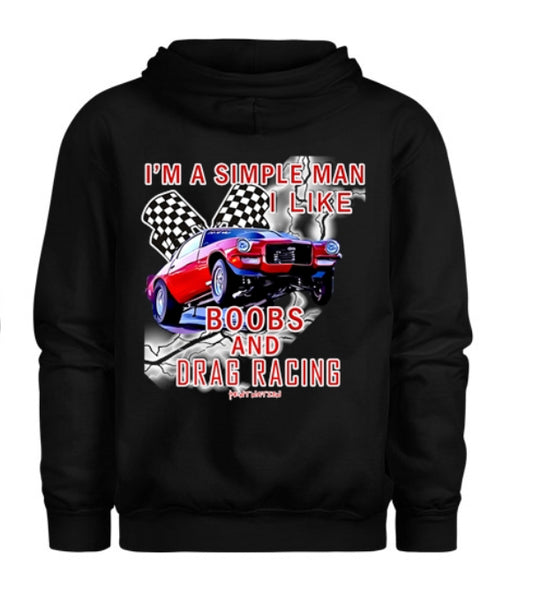 Drag Racing Men's Hoodie