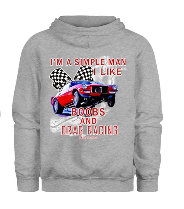 Drag Racing Men's Hoodie