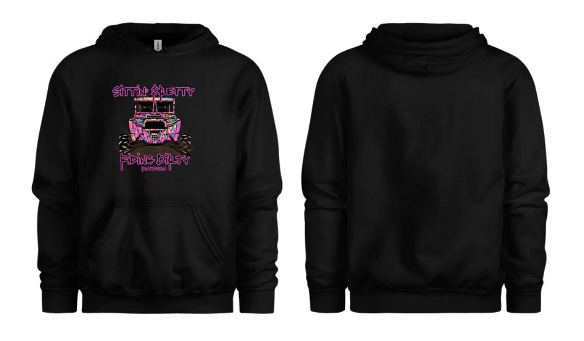 Sittn' Pretty Riding Dirty Kids Hoodie