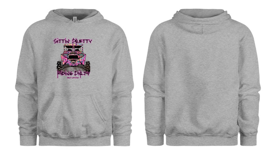 Sittn' Pretty Riding Dirty Kids Hoodie