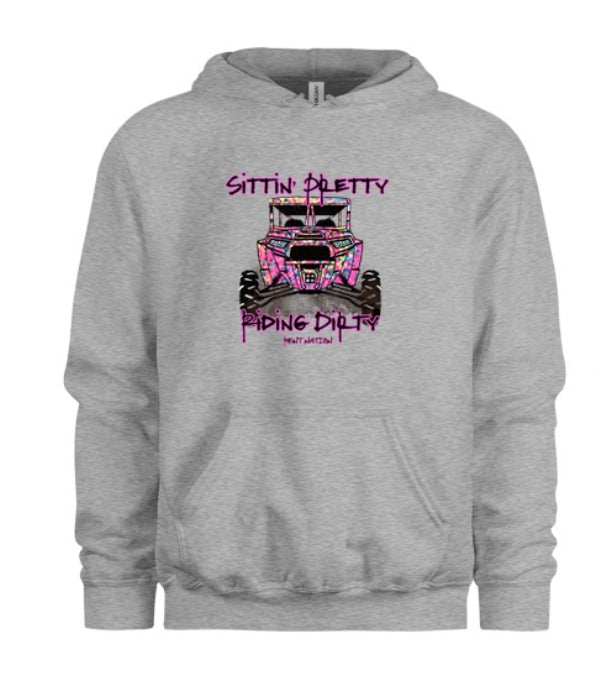 Sittn' Pretty Riding Dirty Kids Hoodie