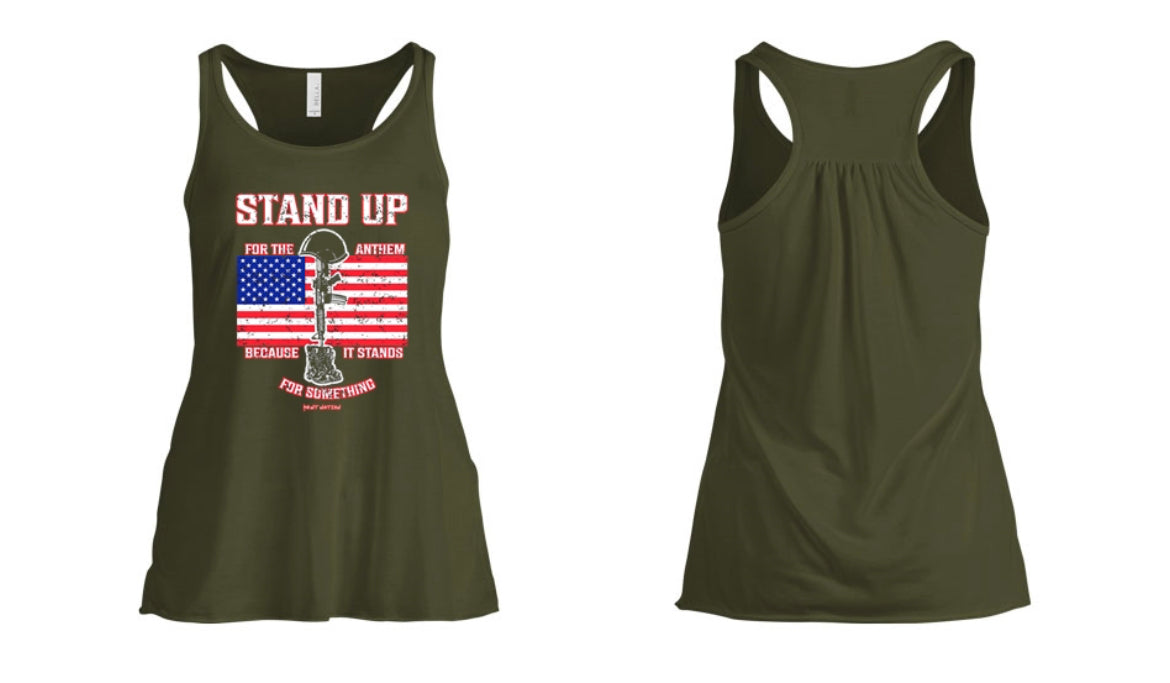 Stand Up For The Anthem Women's Tank Top