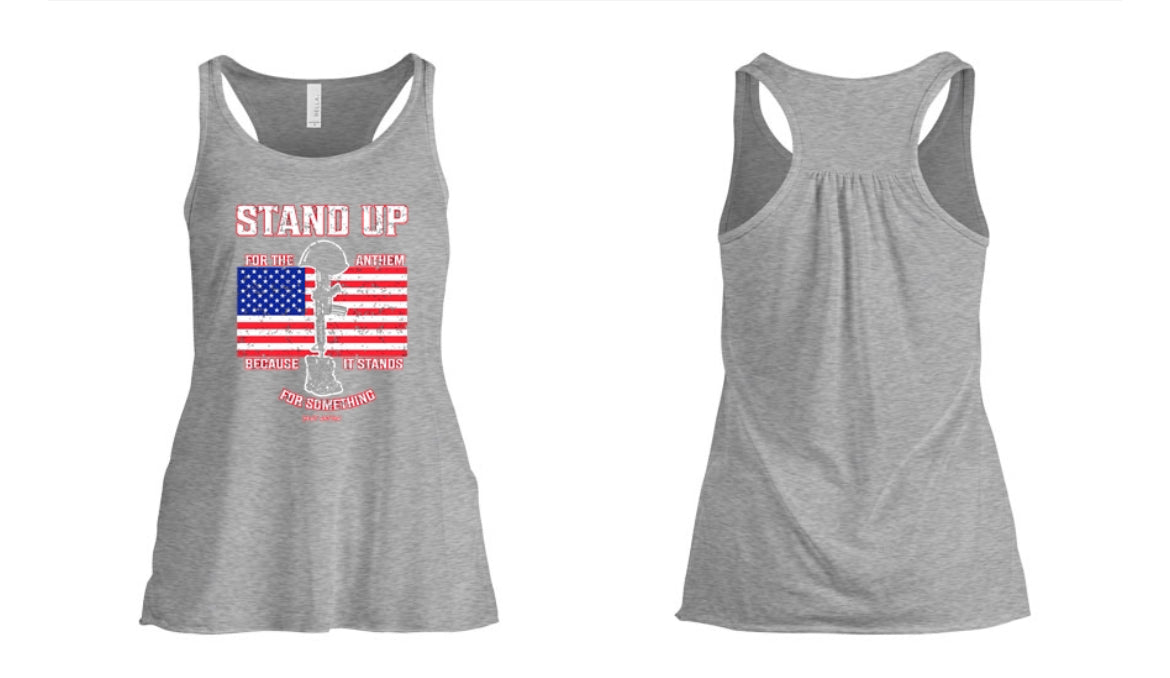 Stand Up For The Anthem Women's Tank Top